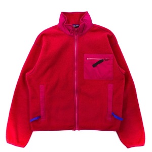 PATAGONIA フルジップ フリースジャケット 8 ピンク ポリエステル Rマークタグ 25029 USA製