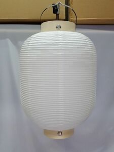 ◆新品◆高級 提灯 尺三長 白無地◆13号　直径39㎝×高さ70㎝　堂島　白木枠　新盆　初盆　お盆　盆飾り　葬儀　法事　法要　仏具 寺院仏具