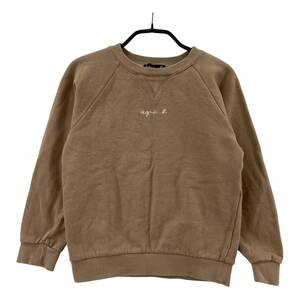 アニエスベー アンファン agnes b. ENFANT 裏起毛 スウェット size 10/ベージュ