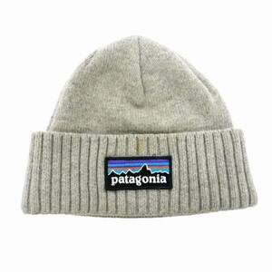 パタゴニア Patagonia ニット帽 ニットキャップ ビーニー 帽子 ロゴワッペン F グレー STY29206FA20 メンズ