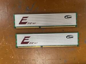 【メモリ】2GB×2枚 合計4GB DDR3-1333　Team【中古】