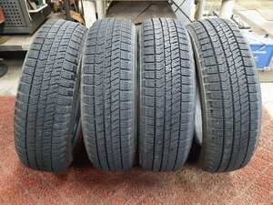 CF6950■165/60R15 77Q　4本価格　BRIDGESTONE BLIZZAK VRX2　送料無料 冬 ’19年 7.5分山 ハスラー フレア ムーヴ キャスト ソリオ D2