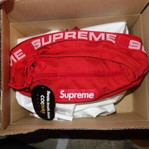 即決 supreme 18ss waist bag red 国内正規品