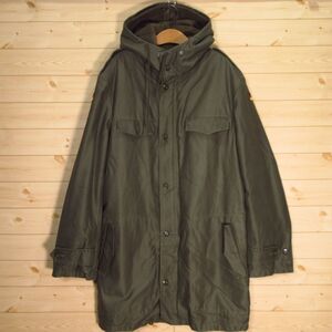 ◯良品！JEANS EXPRESS ドイツ軍◆フィールドジャケット モッズコート ロング丈 ミリタリー ARMY 軍物◆メンズ カーキ 180/190-95◆WA0124