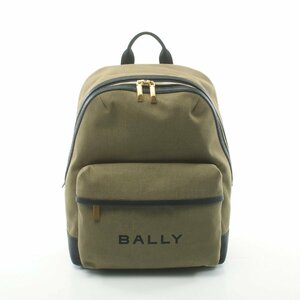 バリー Bar ブランドオフ BALLY キャンバス リュックサック バックパック コットン メンズ