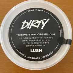 LUSH DIRTY TOOTHPASTE TABS