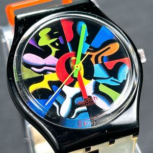 swatch スウォッチ マーク・コスタビ AG1993 腕時計 クオーツ アナログ カラフル ラウンド ユニセックス 新品電池交換済み 動作確認済