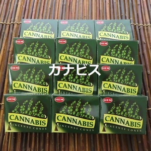 〓　新品　〓　お香　〓　HEM カナビス コーンタイプ 12箱セット 〓 Cannabis Cone