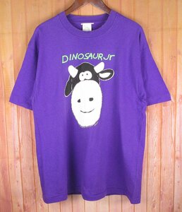 ST11211 90s DINOSOUR Jr ダイナソー Jr Tシャツ USA製 1992 ロックT パープル系 LARGE（クリックポスト可）