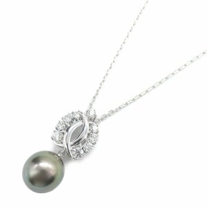 ミキモト ダイヤ ネックレス ブランドオフ MIKIMOTO K18WG（ホワイトゴールド） ネックレス K18WG 中古 レディース