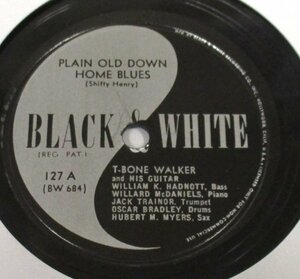 ** BLUES 78rpm ** T-Bone Walker Plain Old Down Home Blues / Midnight Blues [ US 