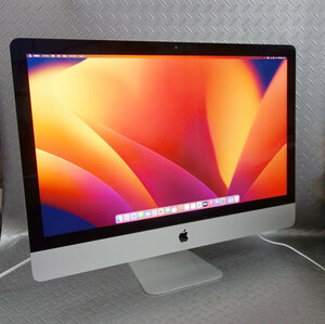 ◆大容量◆Apple iMac(Retina 5K, 27-inch, 2017) A1419 ◆Core i7-4.2GHz/16GB/2TB/macOS13.6.4