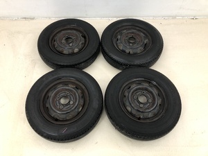 _b157170 ホンダ アクティトラック タウン HA3 スチールホイール タイヤ 12インチ 145R12 LT 6PR 12×3.50 PCD100 ハブ径56 4本 HA4 バン