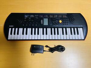 CASIO SA-76 ミニキーボード　４４鍵　送料込み　ACアダプター付　箱無し　動作確認済　 子ども用　コンパクト