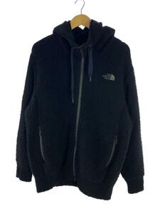 eYe JUNYA WATANABE MAN◆22AW/The Earth Hoodie/ジップパーカー/L/ウール/BLK/無地/WJ-T901