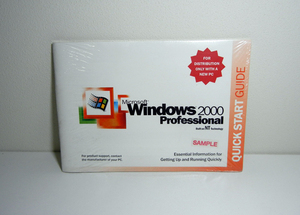 ★新品未開封★Windows 2000 Professional SP1 OEM 英語版