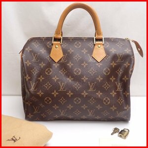 ★LOUIS VUITTON/ルイヴィトン モノグラム スピーディ30 ミニボストン/ハンドバッグ M41108/レザー/ブラウン系/鞄&1799300021