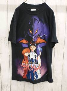 SCREEN STARS/ 新世紀エヴァンゲリオン /半袖Tシャツ/90s/ 古着/ ブラック