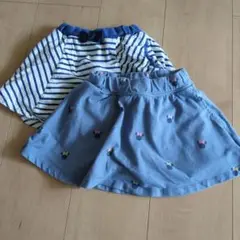 【Gapキッズディズニー＆シューラルー】110センチ☆オーバーパンツ付きスカート