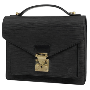 ルイ・ヴィトン Louis Vuitton モンソー 手提げ ハンドバッグ エピ ノワール(ブラック) M52122 レディース 【中古】