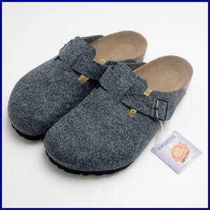 ★未使用 BIRKENSTOCK/ビルケンシュトック ボストン ウールフェルトサンダル メンズ26.5cm/アンスラジット/タグ付き&2052100001