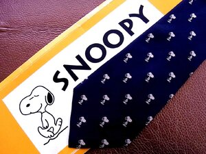 ★並品★4K00378【ピーナッツ】SNOOPY 「スヌーピー 柄」ネクタイ