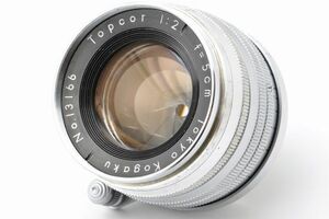 Tokyo Kogaku Topcor 5cm F2 東京光学 トプコール Lマウント L39 JAPAN 日本製 5/2 50 20 Leica ライカ Leitz ライツ
