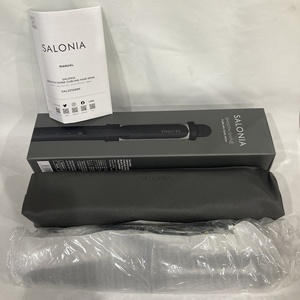 新品未使用 サロニア スムースシャイン カールヘアアイロン ブラック 32mm SAL23106BK (411-2)