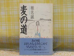 ●希少★初版/帯付/単行●麦の道●椎名誠●青春の喧嘩エレジー●