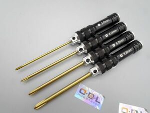 RJX製 品番RJX3130BK　RCカー用 クッションドライバー 3.0mm 4.0mm 5.0mm 5.8mm 4本セット