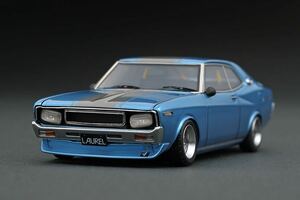 [新品未開封] 1/43 IG1023 Nissan Laurel 2000SGX (C130) Blue ignition model イグニッションモデル 日産 ローレル ブタケツ グラチャン