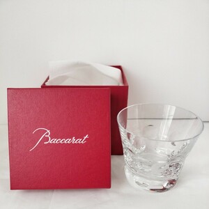 Baccarat　バカラ　グラス 中日ドラゴンズ　オリジナルロゴ入り ロックグラス　共箱　 ★