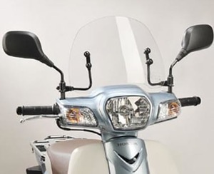 旭風防 ホンダ スーパーカブ ウインドシールド クリア SPC-08 AA04 JA10用