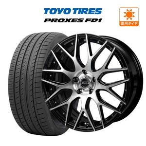 19インチ ホイール 8.0J 5穴 114.3 4本セット モンツァ ワーウィック MX-09 TOYO プロクセス FD1 225/45R19 60プリウス アテンザ