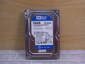 ◎J/446●ウェスタンデジタル☆Western Digital☆3.5インチHDD(ハードディスク)☆250GB SATA600 7200rpm☆WD2500AAKX☆中古品