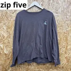 f241228-43 zip five カットソー Mサイズ