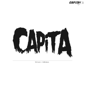 【CAPiTA】キャピタ★13★ダイカットステッカー★切抜きステッカー★9.0インチ★22.8cm