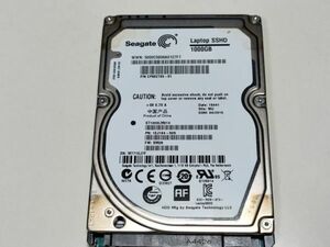 【使用時間3775時間】Seagate 1TB(1000GB) SSHD ST1000LM014-1EJ164 2.5インチ 9.5mm厚 CrystalDiskInfo正常判定【EJ7F】