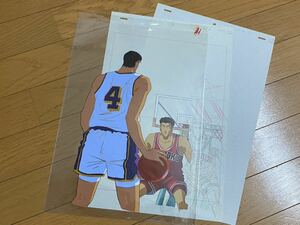 激レア 当時物■スラムダンク SLAMDUNK 第51話「計算外!?花道絶好調!」牧伸一 宮城リョータ セル画 動画 修正 設定 直筆原画 大判