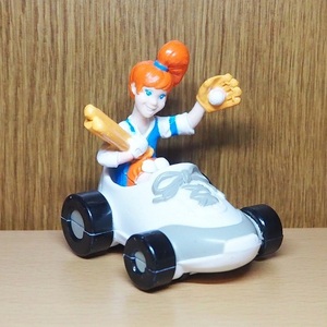 バーガーキング　フィギュア　女の子　野球　スニーカー　ミニカー　1990　ベースボール　アメトイ　ミールトイ