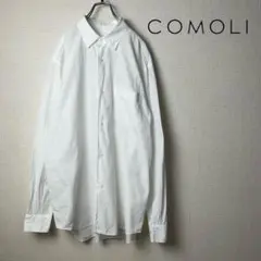 COMOLI コモリシャツ レギュラーカラーシャツ 参考定価約24200円