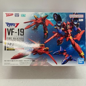 05w07337★1円~ 1/100 HG VF-19改 ファイヤーバルキリー サウンドブースター装備 「マクロス7」未組立 MACROSS プラモデル 中古品