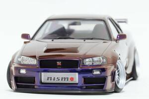 1/24 タミヤ　R34 Z-TUNE　ミッドナイトパープル　RPF1RS　完成品