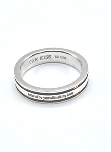 THE KISS SILVER メッセージ入りリング #11