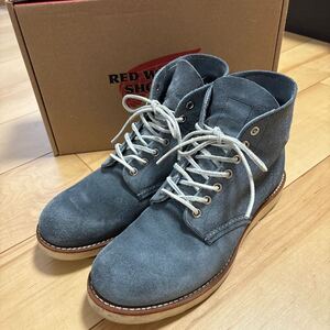 REDWING レッドウィング 8144 アイリッシュセッター プレーントゥ スレートブルー 9.5D 27.5cm 超美品