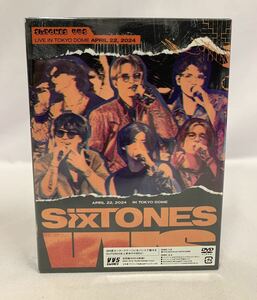 1円～ 未開封 SixTones VVS 初回盤DVD 4枚組 [041] 012/784J