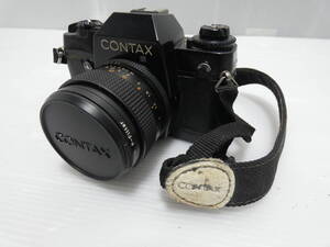 【ジャンク】CONTAX 137 MD QUARTZ コンタックス 一眼レフフィルムカメラ レンズ Carl Zeiss Planar 1.4/50 55mm P-Filter 動作未確認☆