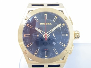 【未使用品】 DIESEL ディーゼル DZ-4546 クロノグラフ タイムフレーム 純正ベルト メンズ クォーツ 腕時計 