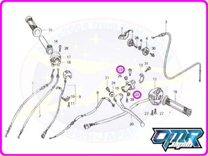 【新品】 ボルト＆ナット (クラッチレバー) NSR250R MC16 MC18 MC21 MC28 90113-438-000 90201-415-000