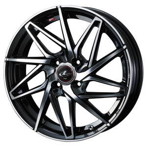 YOKOHAMA BluEarth AE-01F 185/70R14 LEONIS IT PBMC 14インチ 4.5J+45 4H-100 4本セット